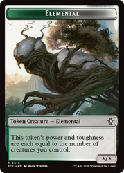 Copy // Elemental (0010) Double-Sided Token [Lorwyn Eclipsed Tokens]