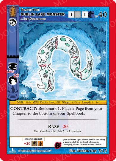 Dublin Lake Monster [Cryptid Nation: Wilderness First Edition Release Event Deck]