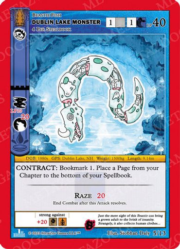 Dublin Lake Monster [Cryptid Nation: Wilderness First Edition Release Event Deck]