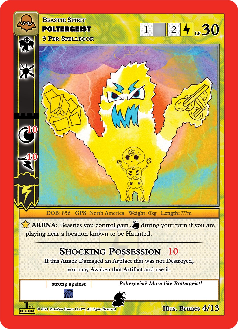 Poltergeist (Garson Invader) [Cryptid Nation: Nightfall First Edition Release Event Deck]