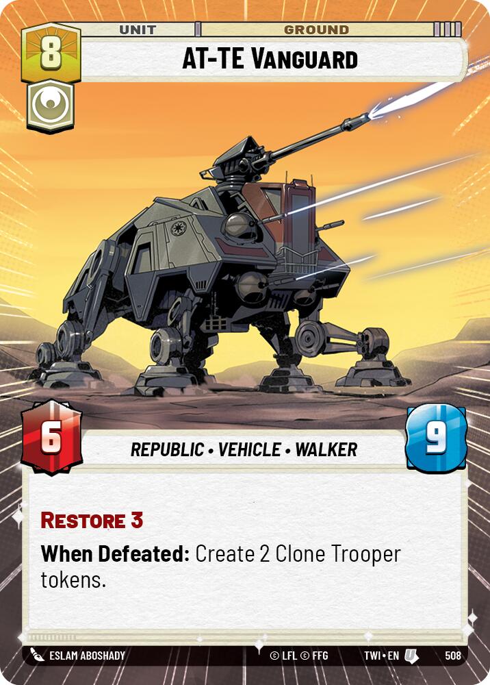 AT-TE Vanguard (508) (Hyperspace) (508) [Twilight of the Republic]