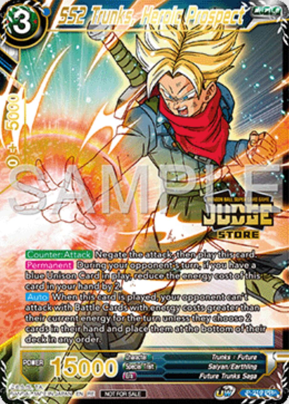SS2 Trunks, Heroic Prospect (Judge Pack Vol.16) (Store) (P-219) [Tournament Promotion Cards]