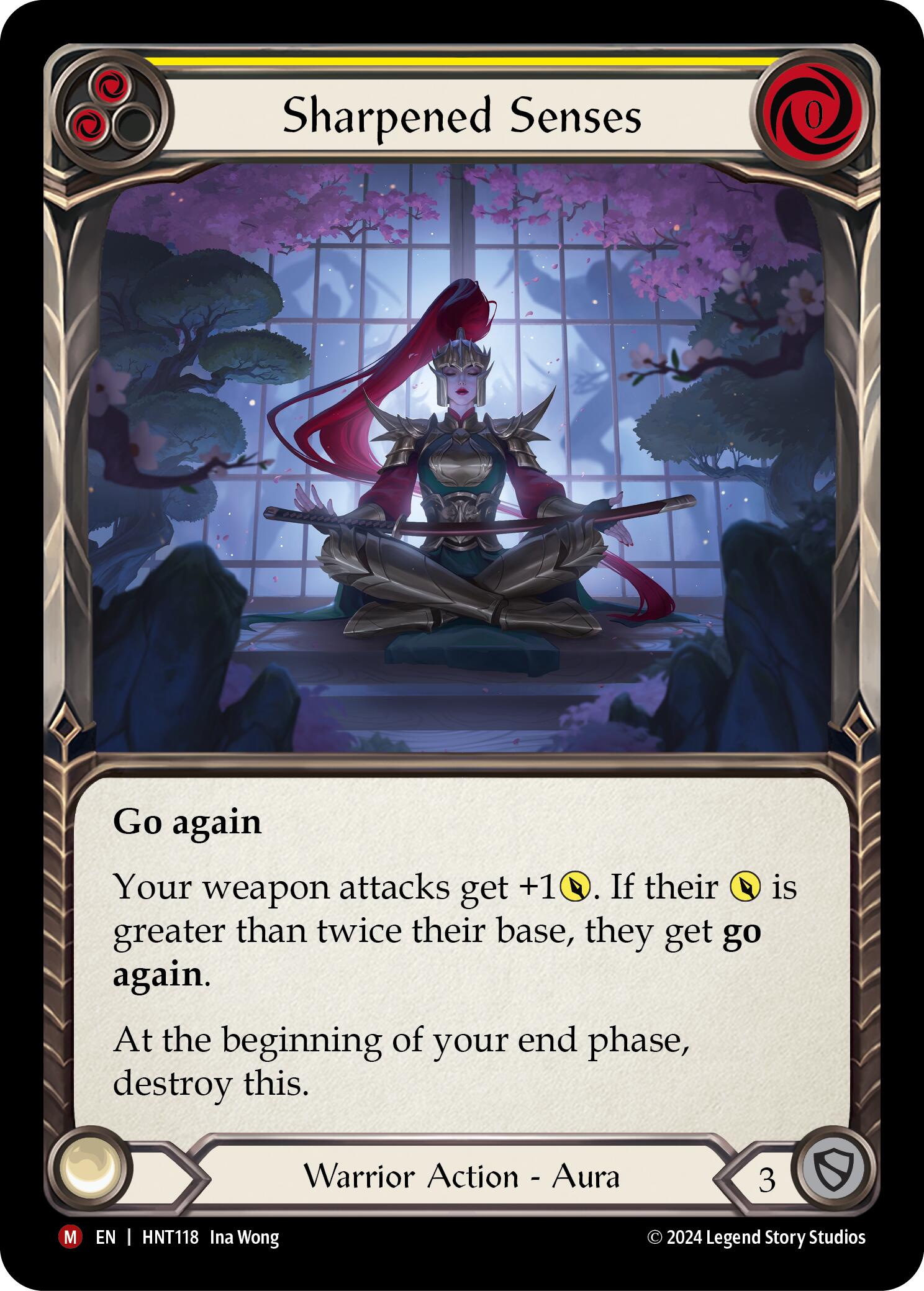 Sharpened Senses [HNT118] (The Hunted)  Rainbow Foil