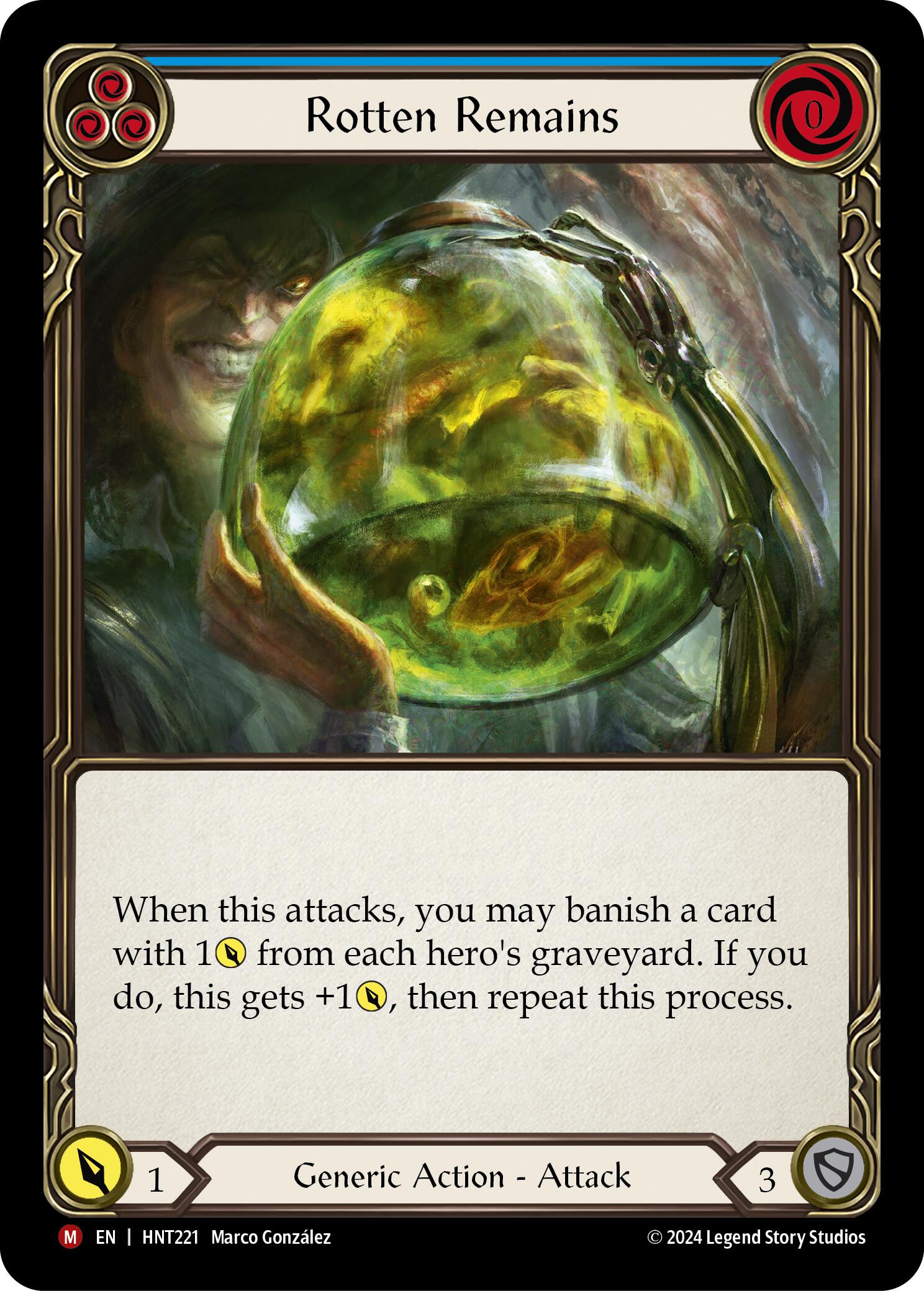 Rotten Remains [HNT221] (The Hunted)  Rainbow Foil