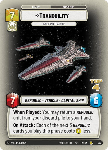 Tranquility - Inspiring Flagship (2/2) (Top 4) (2/2) [Store Showdown Promos]