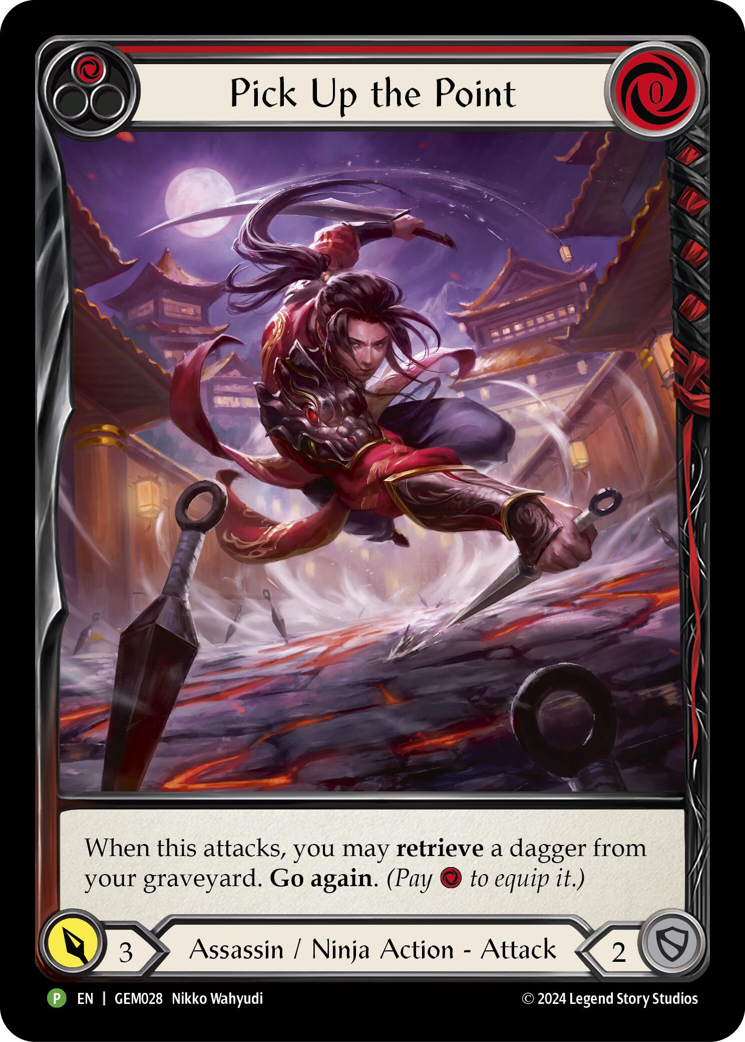 Pick Up the Point (Red) [GEM028] (GEM Pack 1)  Rainbow Foil