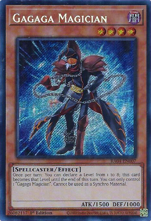 Gagaga Magician [RA04-EN007] Secret Rare