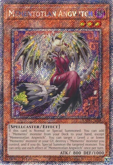 Mementotlan Angwitch [RA04-EN048] Platinum Secret Rare