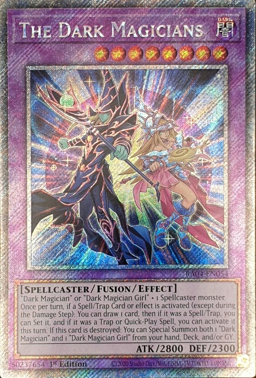The Dark Magicians [RA04-EN054] Platinum Secret Rare