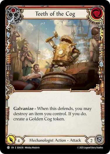 Teeth of the Cog (Red) [SEA030] (High Seas)