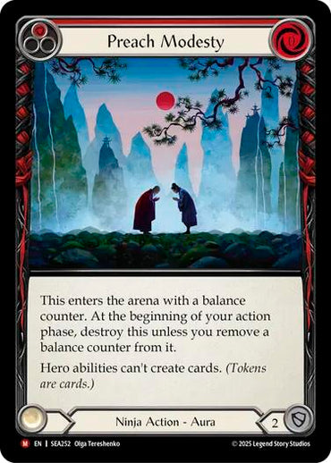 Preach Modesty [SEA252] (High Seas)  Rainbow Foil