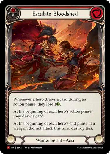 Escalate Bloodshed [SEA253] (High Seas)  Rainbow Foil