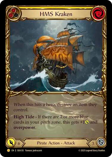 HMS Kraken (Treasure) [SEA135] (High Seas)  Cold Foil