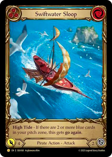 Swiftwater Sloop (Blue) (Treasure) [SEA168] (High Seas)  Cold Foil