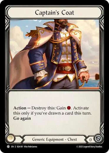 Captain's Coat (Treasure) [SEA181] (High Seas)  Cold Foil