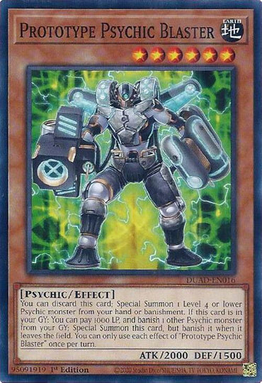 Prototype Psychic Blaster [DUAD-EN016] Common