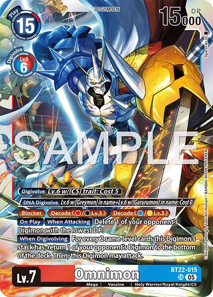 Omnimon [BT22-015] [Cyber Eden]