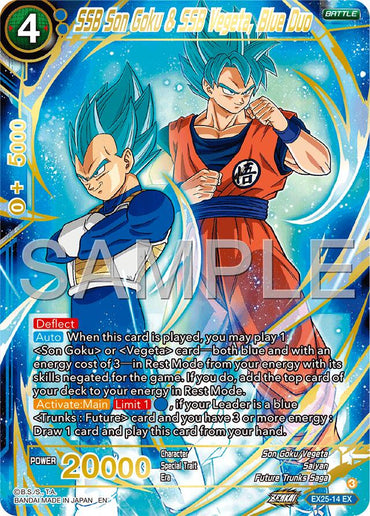 SSB Son Goku & SSB Vegeta, Blue Duo (EX25-14) [Premium Anniversary Box 2025]