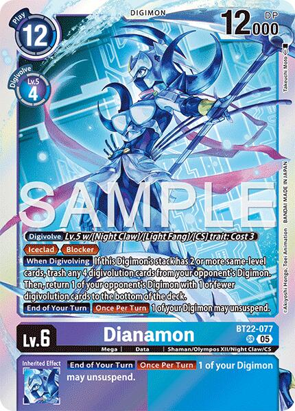 Dianamon [BT22-077] [Cyber Eden]