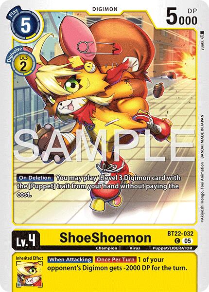 ShoeShoemon [BT22-032] [Cyber Eden]