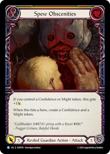 Spew Obscenities [SUP078] (Super Slam)  Rainbow Foil