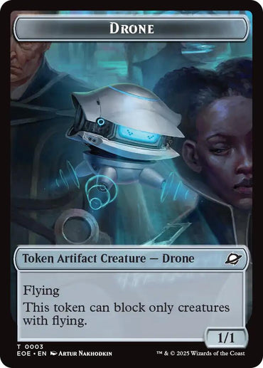 Drone // Lander (0006) Doubled-Sided Token [Edge of Eternities Tokens]