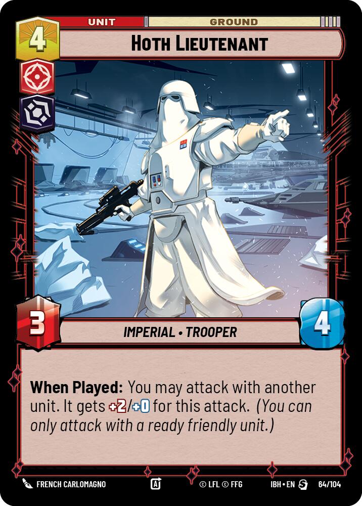 Hoth Lieutenant (64/104) (64/104) [Intro Battle: Hoth]