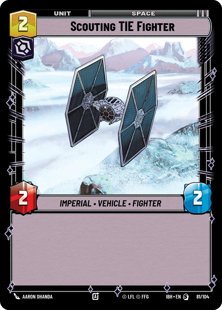 Scouting TIE Fighter (81/104) (81/104) [Intro Battle: Hoth]
