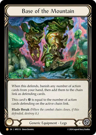 Base of the Mountain [MPG113] (Mastery Pack Guardian)  Rainbow Foil