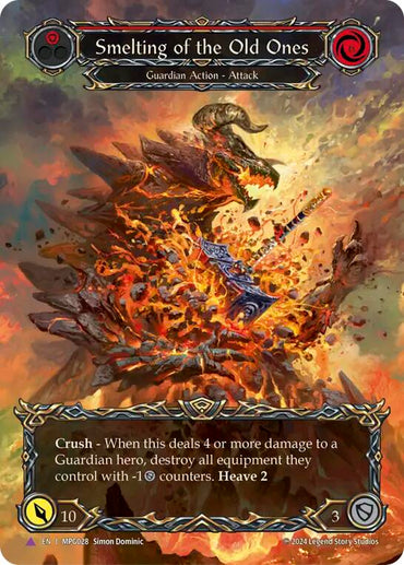 Smelting of the Old Ones Marvel Cold Foil) [MPG028] (Mastery Pack Guardian)  Cold Foil