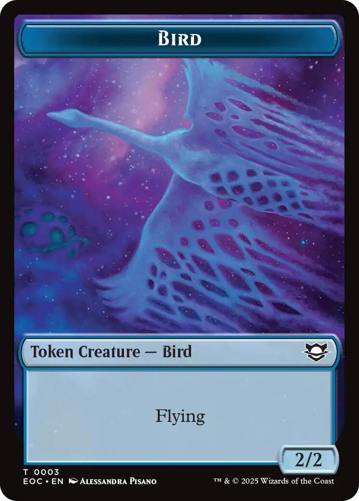Bird // Pest Double-Sided Token [Edge of Eternities Commander Tokens]