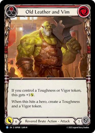 Old Leather and Vim [SUP008] (Super Slam)  Rainbow Foil