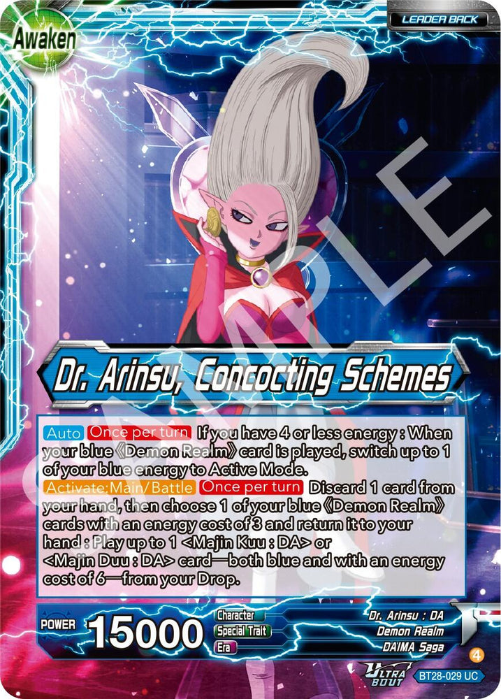 Dr. Arinsu // Dr. Arinsu, Concocting Schemes (BT28-029) [Prismatic Clash]
