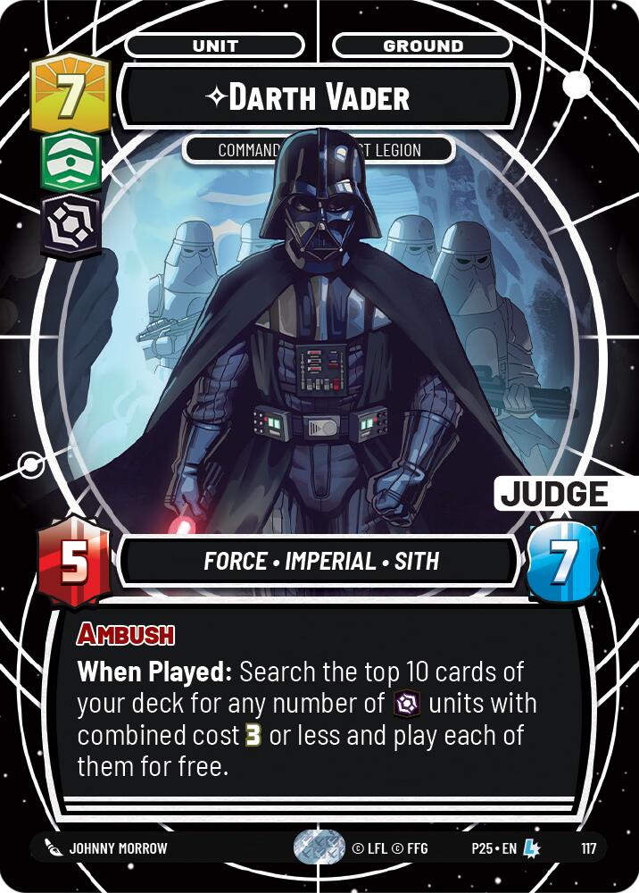 Darth Vader (117) - Commanding the First Legion (117) [Judge Promos]