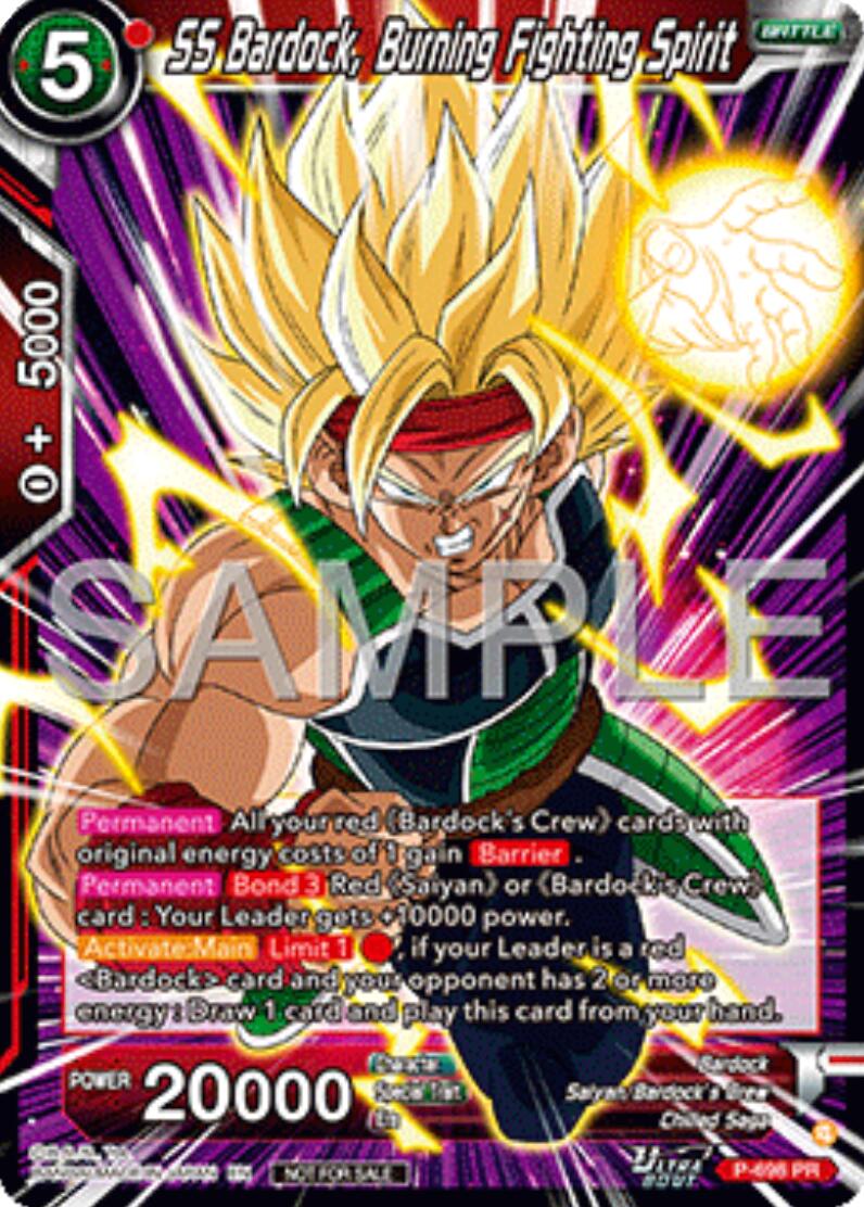 SS Bardock, Burning Fighting Spirit (Ultra-Bout Series Tournament Pack Vol.13) (P-698) [Tournament Promotion Cards]