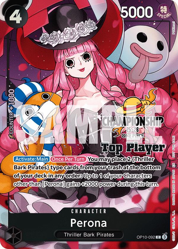 Perona (CS 25-26 Top Player Pack) [One Piece Promotion Cards]