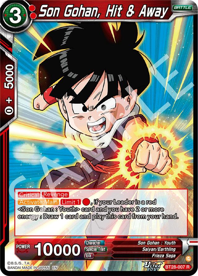 Son Gohan, Hit & Away (BT28-007) [Prismatic Clash]