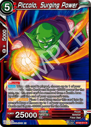 Piccolo, Surging Power (BT28-011) [Prismatic Clash]