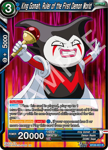 King Gomah, Ruler of the First Demon World (BT28-051) [Prismatic Clash]