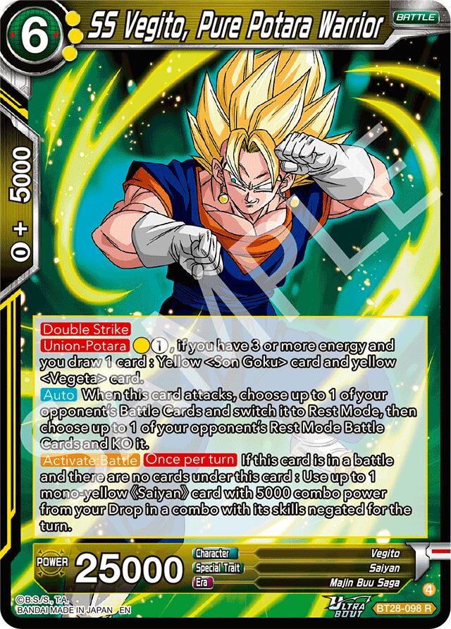 SS Vegito, Pure Potara Warrior (BT28-098) [Prismatic Clash]
