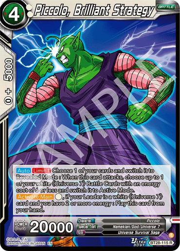 Piccolo, Brilliant Strategy (BT28-115) [Prismatic Clash]