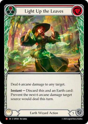 Light Up the Leaves (Red) [SUP264] (Super Slam)