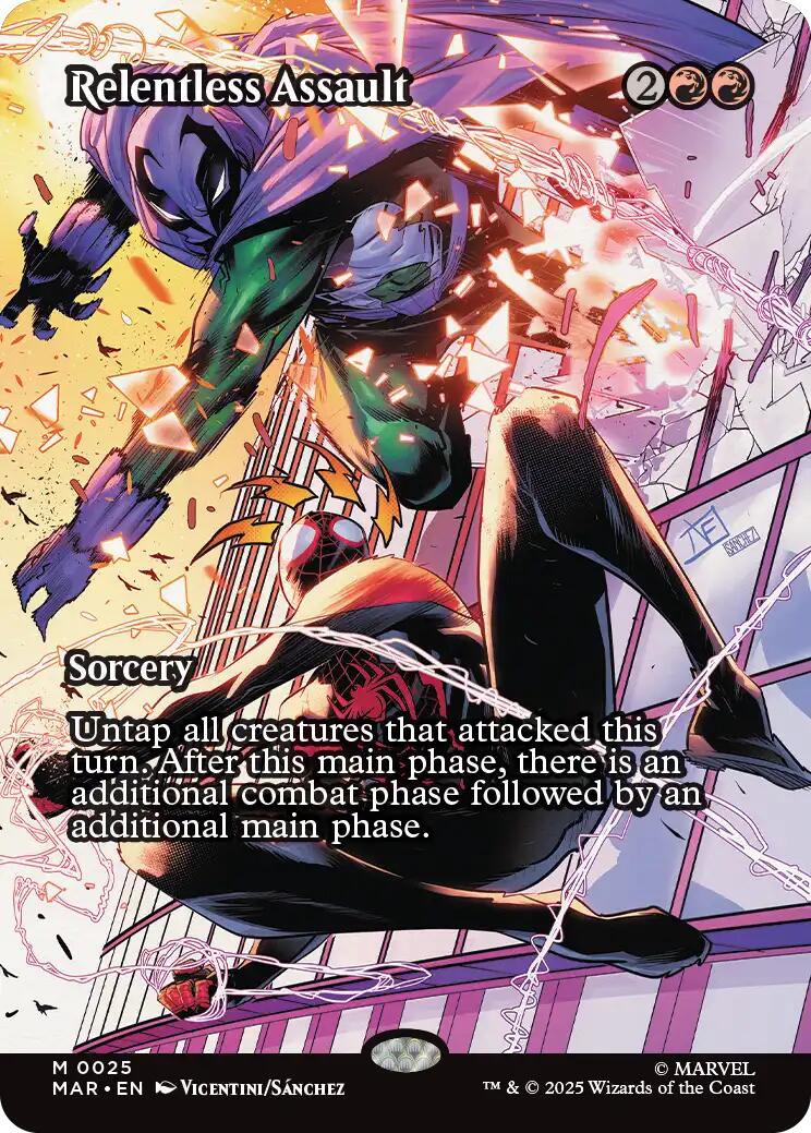 Relentless Assault (Borderless) [Marvel Universe: Eternal-Legal]