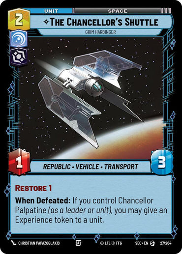 The Chancellor's Shuttle - Grim Harbinger (27/264) (27/264) [Secrets of Power]