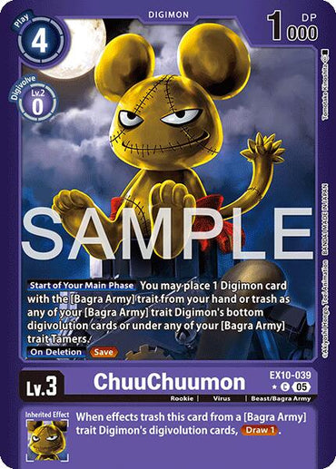 ChuuChuumon [EX10-039] (Limited Foil) [Sinister Order]