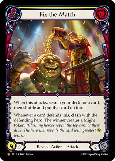 Fix the Match [SUP082] (Super Slam)  Rainbow Foil