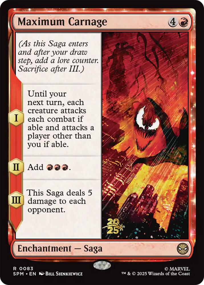 Maximum Carnage [Marvel's Spider-Man Prerelease Promos]