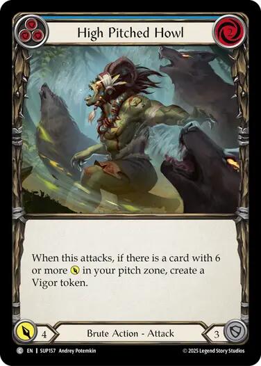 High Pitched Howl (Blue) [SUP157] (Super Slam)