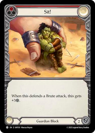 Sit! [SUP210] (Super Slam)  Rainbow Foil