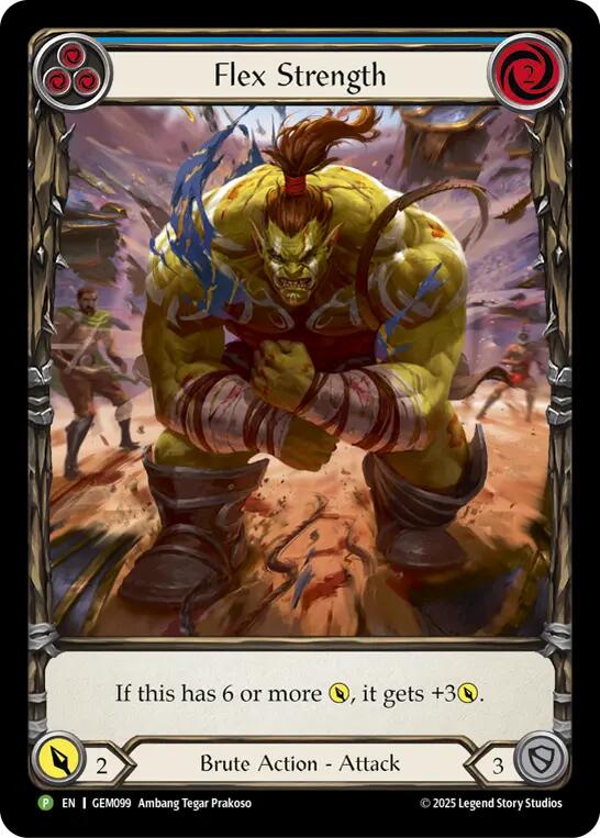 Flex Strength [GEM099] (GEM Pack 3)  Rainbow Foil
